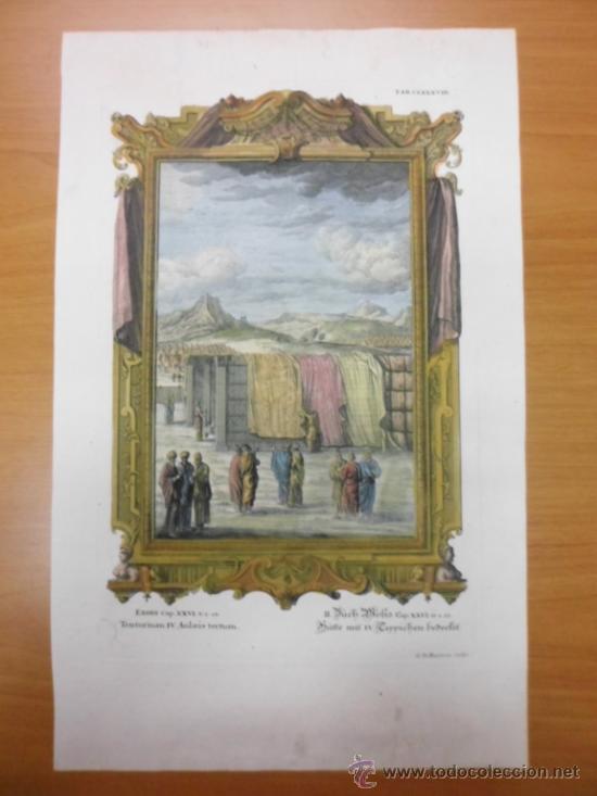 Arte: Ofrenda de ropa para el Tabern&aacute;culo, 1731, Jak Scheuchzer - Foto 1