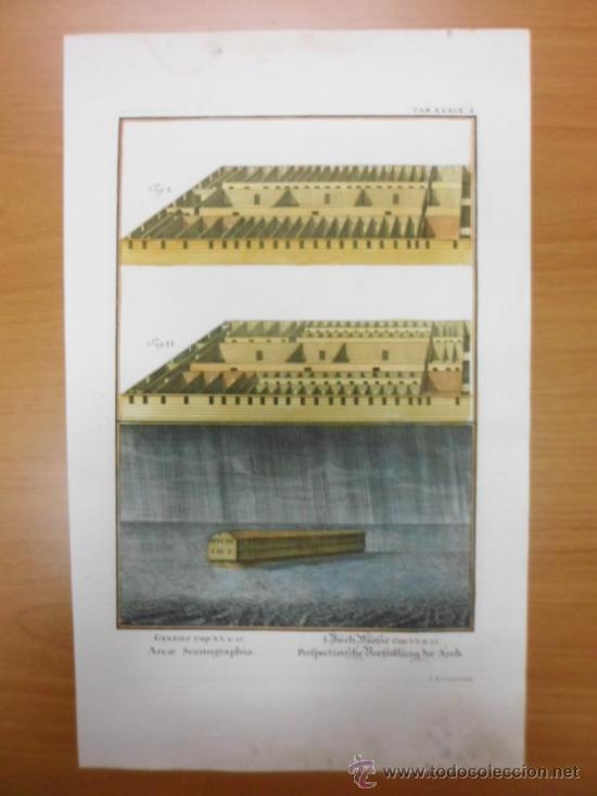 Arte: El diluvio y el arca de No&eacute;, 1731, Jak Scheuchzer - Foto 1