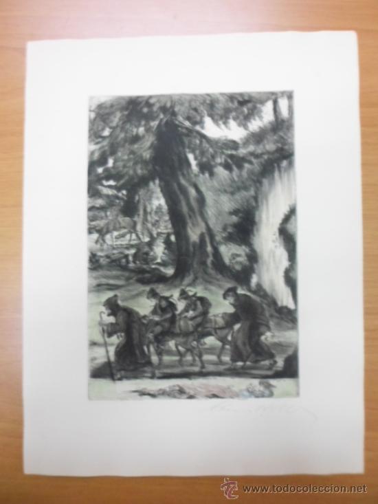Arte: Procesi&oacute;n en el bosque, A. Kolb, 1920 - Foto 1