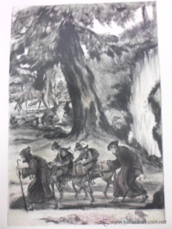 Arte: Procesi&oacute;n en el bosque, A. Kolb, 1920 - Foto 3