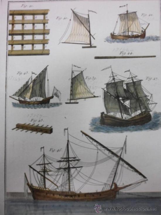 Arte: Embarcaciones a vela, 1760, Bernard - Foto 3