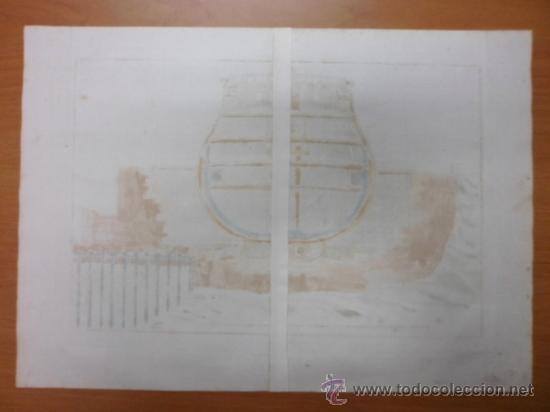 Arte: Barco en astillero, 1760, Bernard - Foto 2