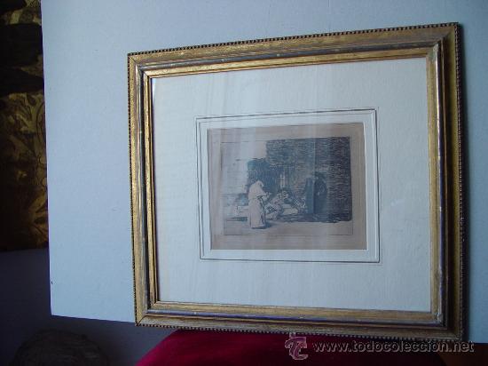 Art: 'Caridad de una mujer' Grabado original de la serie los Desastres de la Guerra N&ordm; 49 3&ordf; tirada
