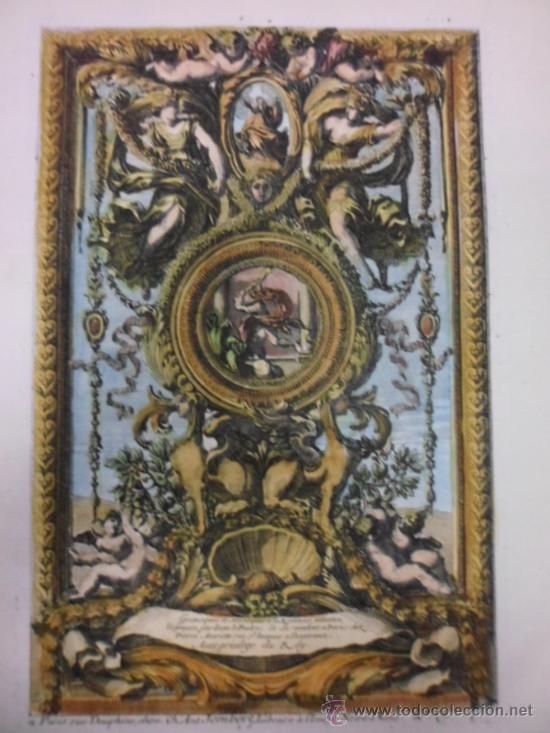 Arte: Portada de libro, Jean Le Pautre, 1751 - Foto 1
