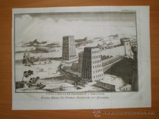 Arte: Transporte de torres de asedio, 1759, Polybios-Trattner - Foto 1