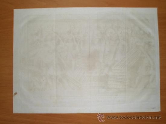 Arte: Ataque de los dacios con catapulta, 1759, Polybios -  Trattner - Foto 2