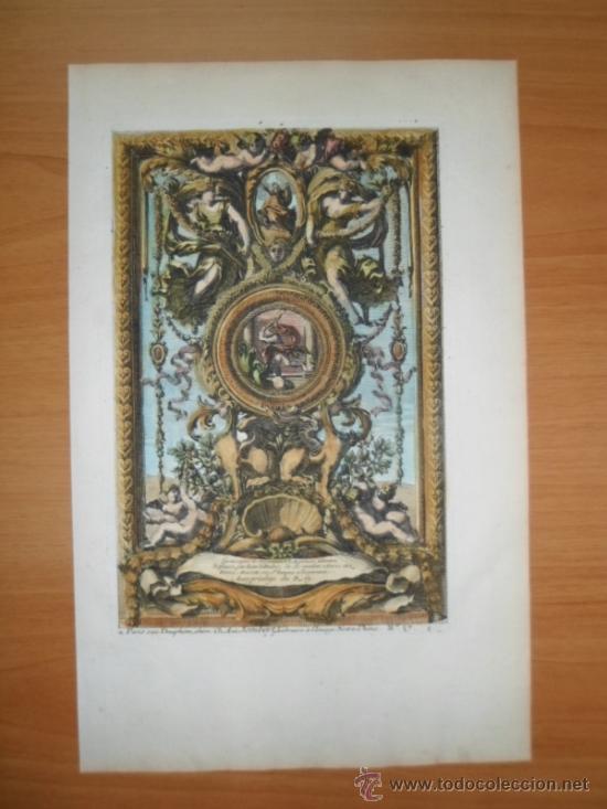 Arte: Portada de libro, Jean Le Pautre, 1751 - Foto 2