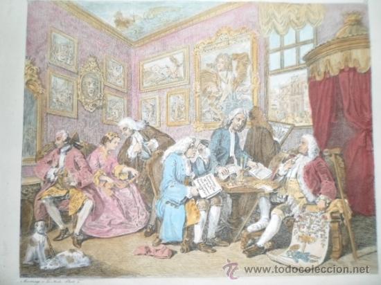 Arte: Capitulaciones matrimoniales, 1818, William Hogarth - Foto 3