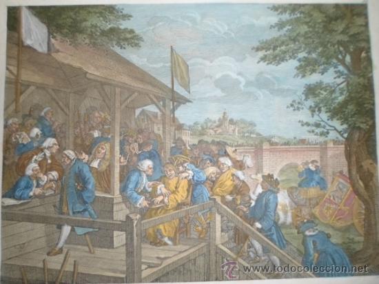 Arte: D&iacute;a de elecciones, 1784, William Hogarht - Foto 3
