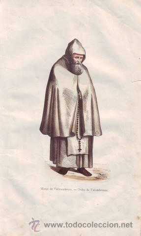 Art: MONJE DE VALLEUMBROSA. Ordre de Valombreuse.