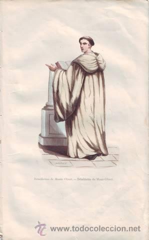 Arte: BENEDICTINO DE MONTE OLIVET. B&eacute;n&eacute;dictin du Mont-Olivet.