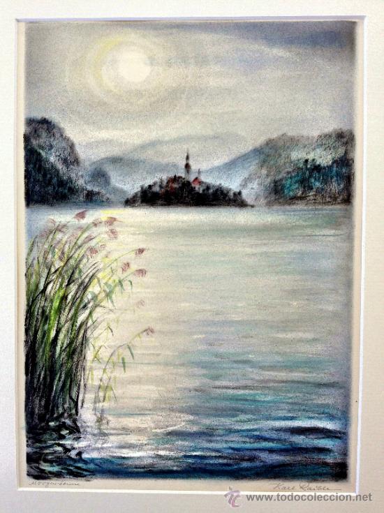 Arte: Excelente paisaje realizado por el cotizado paisajista Karl Raible 1896-1989, firmado a lapiz. - Foto 1 - 39022345