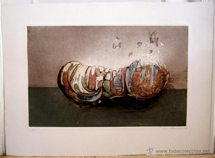 Arte: Aguafuerte 1980 Lucio Mu&ntilde;oz - Foto 1