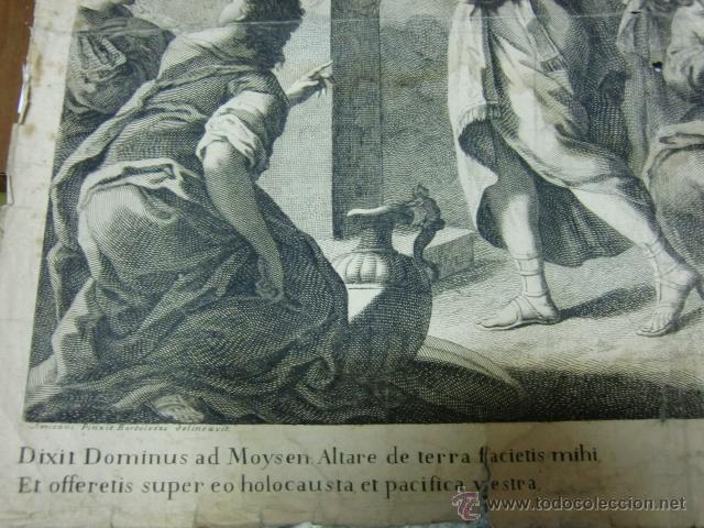 Arte: Grabado antiguo de Mois&eacute;s - Foto 2