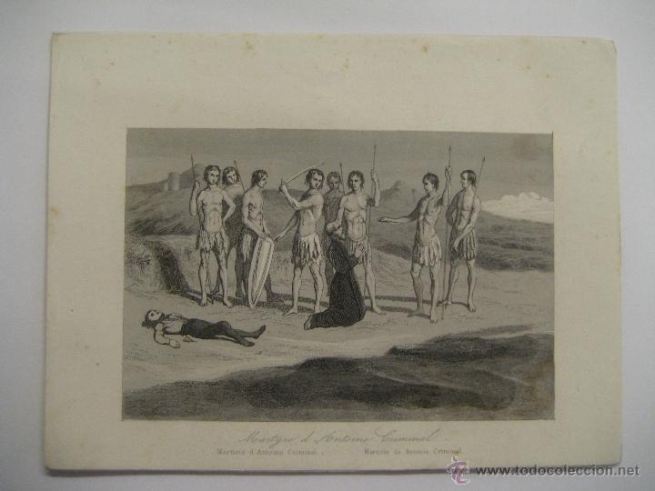 Arte: MARTIRIO DE ANTONIO CRIMINAL- A&Ntilde;O 1863 - Foto 1