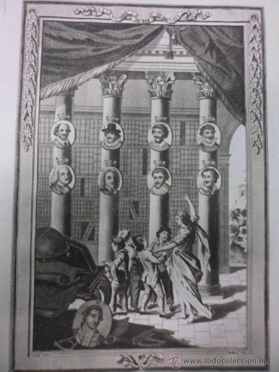 Arte: Frontispicio de libro hist&oacute;rico , 1784, Anderson - Foto 1
