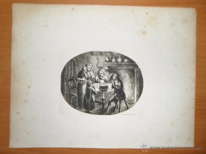 Arte: La cena familiar, 1786, David Deuchar - Foto 2