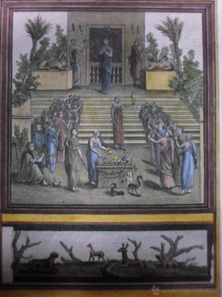 Arte: Escena ritual con sacrificio, 1780, An&oacute;nimo - Foto 1