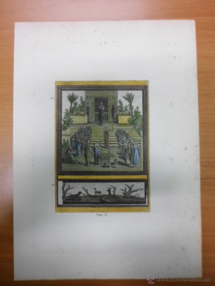 Arte: Escena ritual con sacrificio, 1780, An&oacute;nimo - Foto 2