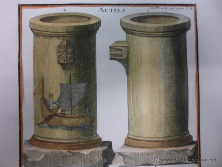 Arte: Antiguos altares de fuentes, 1719, Huge - Foto 4