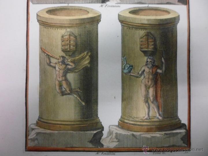 Arte: Antiguos altares de fuentes, 1719, Huge - Foto 5