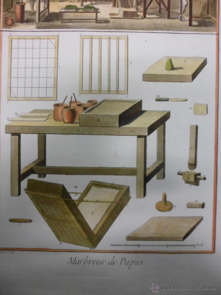 Arte: Fabricantes de papel, 1776, Diderot - Foto 5