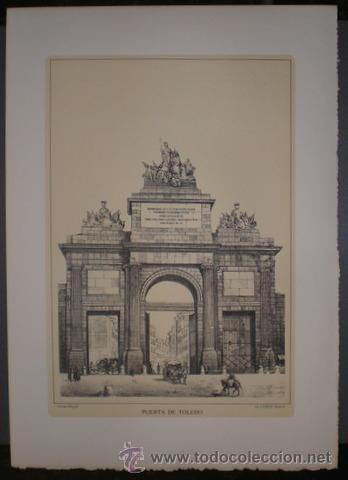 Arte: CEBRIAN: PUERTA DE TOLEDO (Madrid). - Foto 1