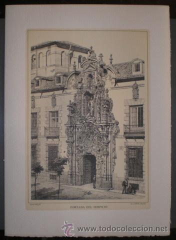 Arte: CEBRIAN: PORTADA DEL HOSPICIO (Madrid). - Foto 1