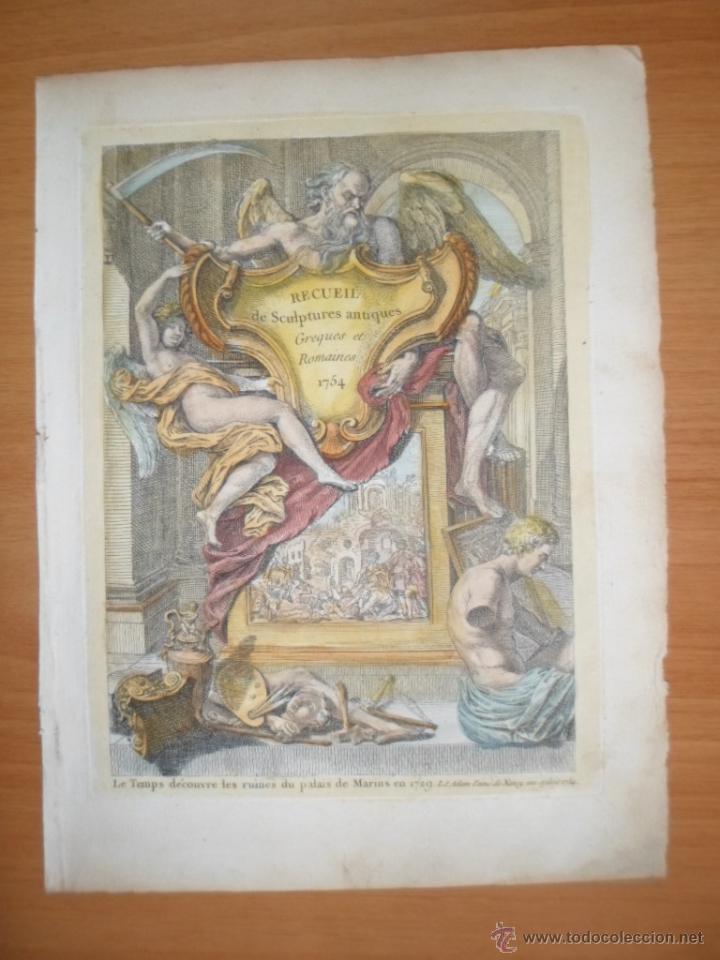 Arte: Portada de libro, 1755, Adam Lambert Sigisbert - Foto 1