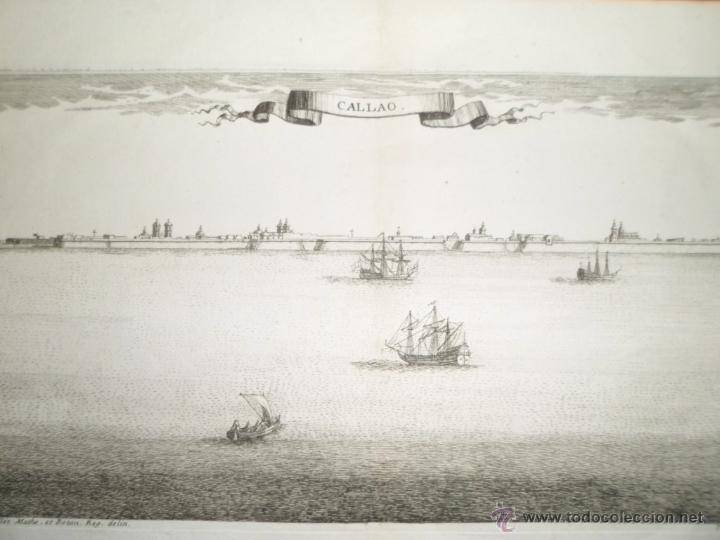 Arte: Vista de Callao (Per&uacute;), 1780, De La Feuille - Foto 3