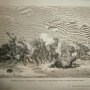 GRABADO \ CONFLICTO DANÉS - ALEMÁN, CARGA DE HÚSARES AUSTRÍACOS CONTRA UN ESCUADRÓN DANÉS (1864)