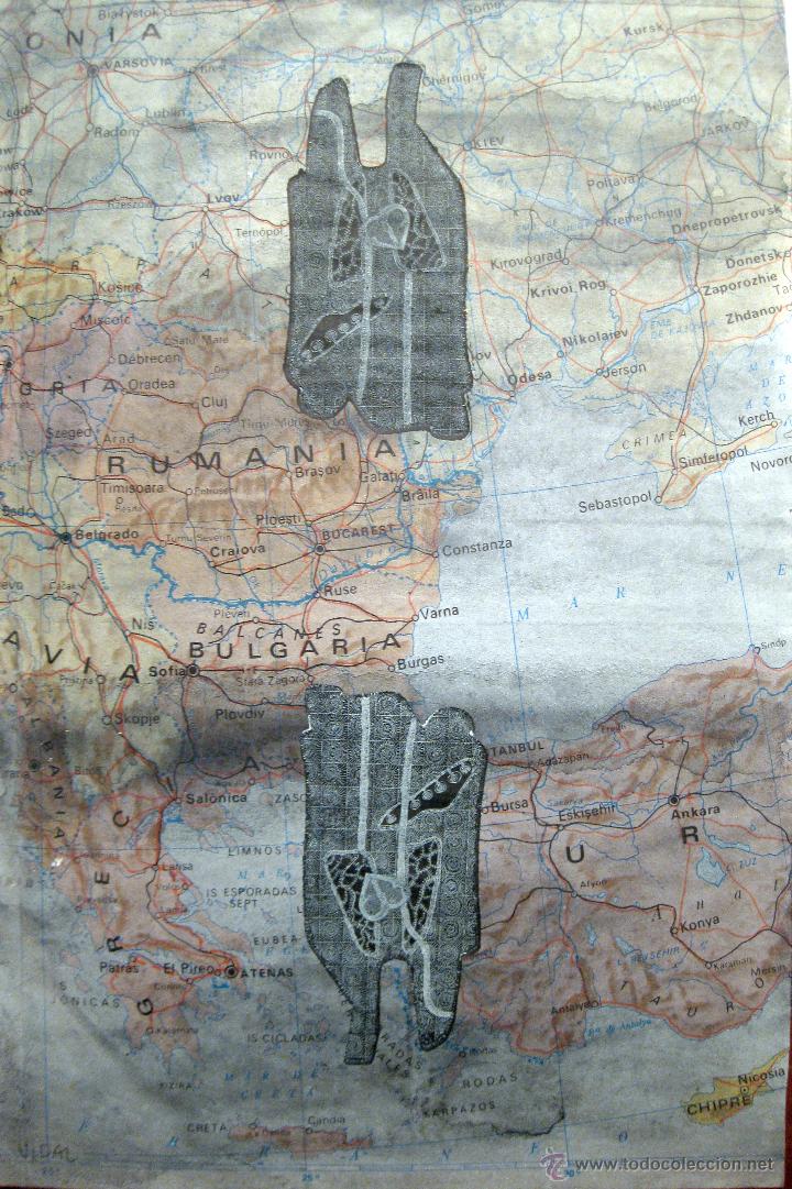 Arte: FRANCESC VIDAL GRABADO ORIGINAL. MONOTIPO - Foto 1