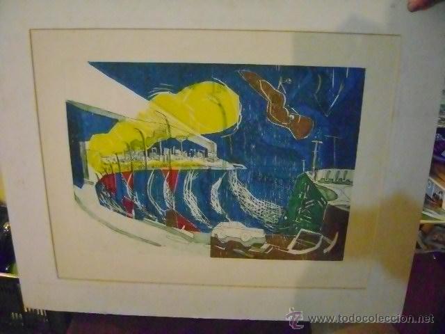 Arte: Grabado en papel de Correa Corredoira - Foto 1