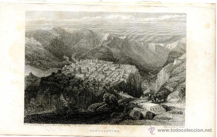 Arte: Constantina,Argelia . David Roberts, 1837 - Foto 1