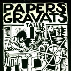 Arte: IBIZA - EIVISSA - PAPERS GRAVATS - GRAVAT A LA FUSTA. Lote 43907734