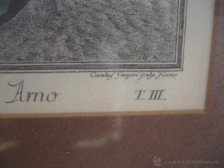Arte: GRABADO A COLOR SIGLOXVII CAROLF GREGORI SCULP - Foto 2