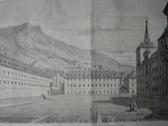 Arte: EL ESCORIAL .A&Ntilde;O 1870. - Foto 1