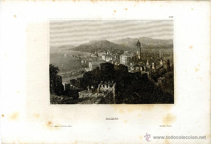 Arte: M&aacute;laga. C. 1850