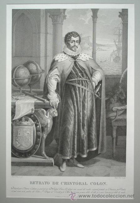 Arte: Retrato de Crist&oacute;bal Col&oacute;n - Foto 1