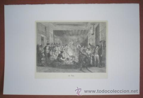 Arte: LA VENTA. Costumbres espa&ntilde;olas. - Foto 1
