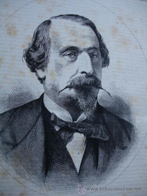 Arte: NAPOLEON III .A&Ntilde;O 1870 - Foto 1