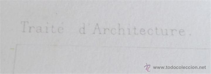 Arte: Grabado de arquitectura - St Sophie de Constantinople - Traite D&acute;architecture - edifices 1863 - Foto 3
