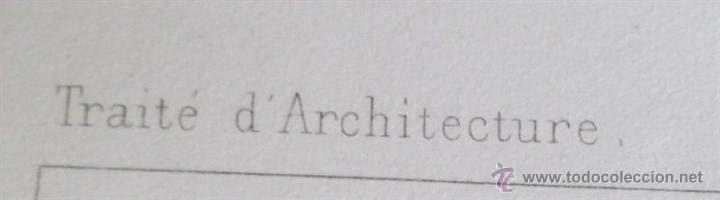 Arte: Grabado de arquitectura - FONTAINES - Traite D&acute;architecture - edifices 1863 - Foto 3