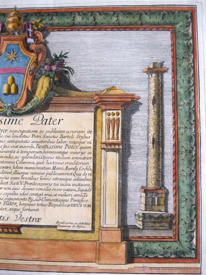 Arte: Inscripci&oacute;n latina, 1673.Pietro Bartoli - Foto 5