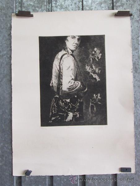 Arte: Grabado &ndash; calcografico -- Ayarran +/- - Foto 1