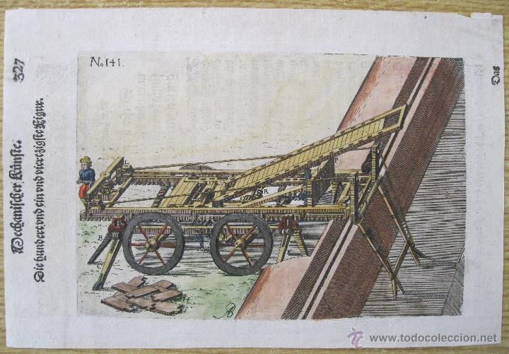 Arte: Dispositivos mec&aacute;nicos III, 1620.Ramelli - Foto 1