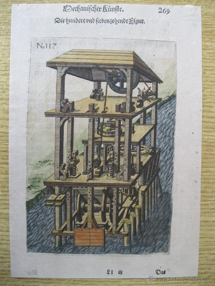 Arte: Dispositivos mec&aacute;nicos IV, 1620.Ramelli - Foto 2