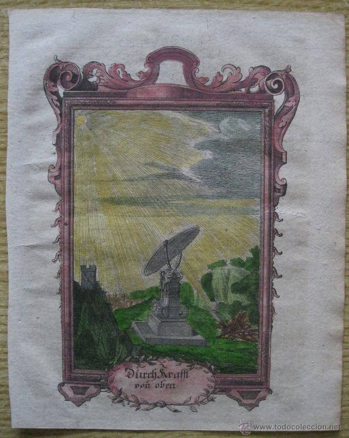 Arte: Emblema barroco: Reflejos de Gloria, 1680 - Foto 1
