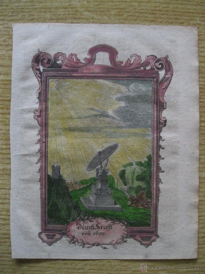 Arte: Emblema barroco: Reflejos de Gloria, 1680 - Foto 2