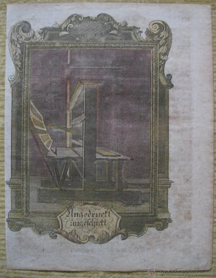 Arte: Emblema barroco: Imprenta. 1680 - Foto 1